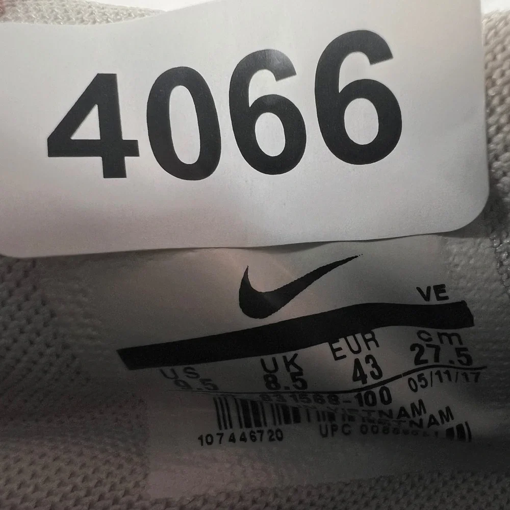 Nike Flex Train Aver Mens 9.5 Wolf‎ Grey White Running Shoes 831568-100